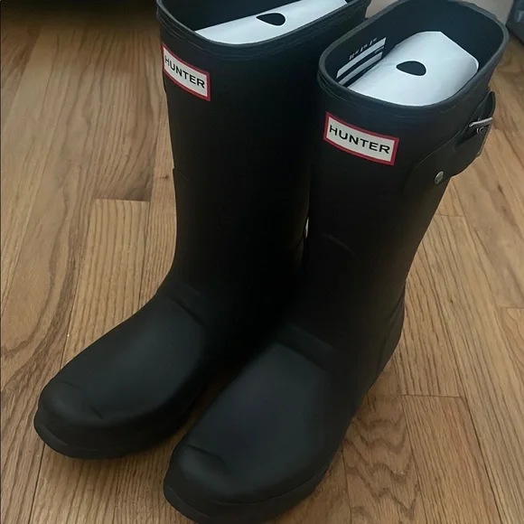 Hunter original short boot black 8 fits like 8.5 - Picture 1 of 7